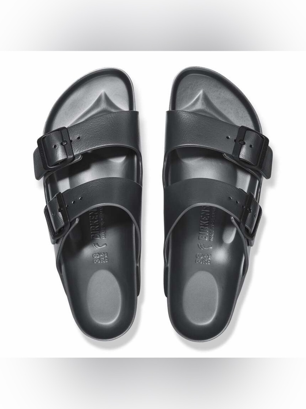 Birkenstock Arizona EVA sandals in metallic anthracite - 41/8